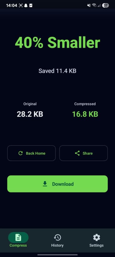 GetCompress screenshot 3